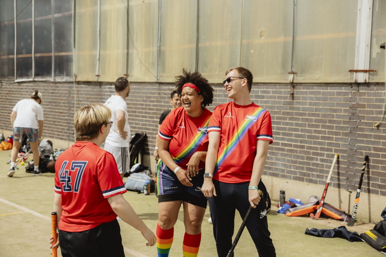 LGBTQ+ sport club London Royals Hockey at the Out For Sport Festival