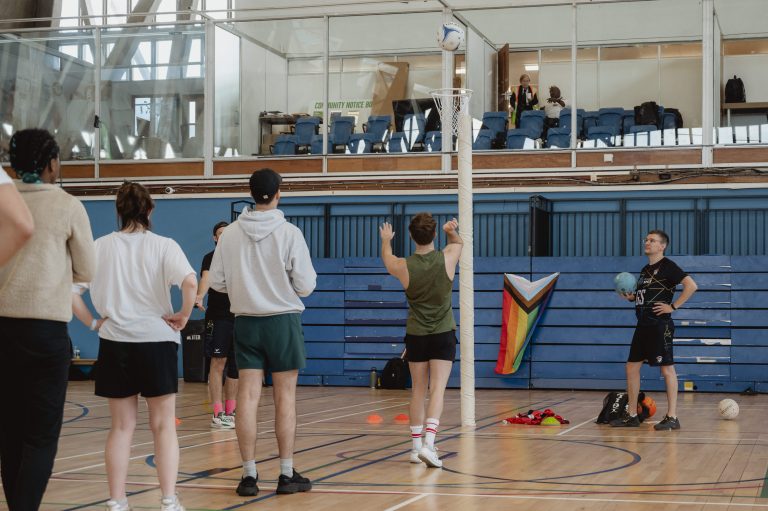 LGBTQ+ sports club Unicorns Netball at the Sports Festival